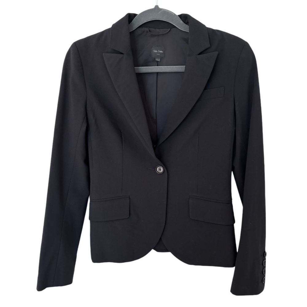 Aritzia Talula Babaton Wool Blend Fitted Black Blazer Size 2